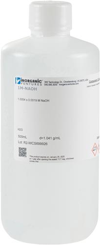 1M-NAOH-500ML | 1M Sodium Hydroxide 500mL