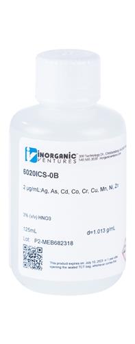 6020ICS-0B-125ML | 6020 INTERFER CHK SOLN B 125mL