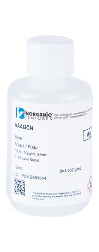 AAAGCN-125ML | 1000 ug mL SILVER NaCN 125mL