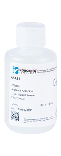 AAAS1-125ML | 1000ug mL ARSENIC 125mL