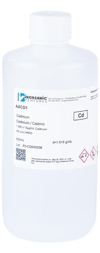 AACD1-500ML | 1000ug mL CADMIUM 500mL