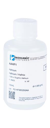 AAHF1-125ML | 1000ug mL HAFNIUM 125mL