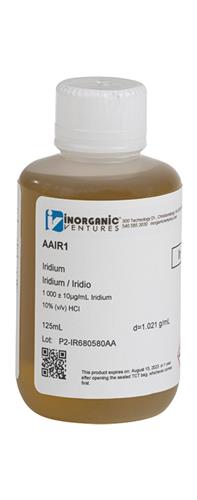 AAIR1-125ML | 1000ug mL IRIDIUM 125mL