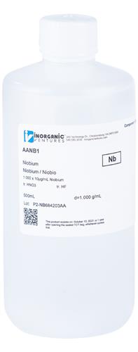 AANB1-500ML | 1000ug mL NIOBIUM 500mL