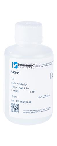 AASN1-125ML | 1000ug mL TIN 125mL