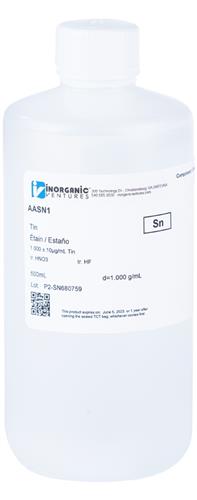 AASN1-500ML | 1000ug mL TIN 500mL