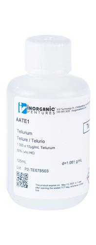 AATE1-125ML | 1000ug mL TELLURIUM 125mL