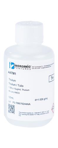 AATM1-125ML | 1000ug mL THULIUM 125mL