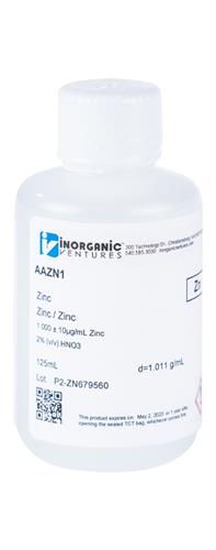 AAZN1-125ML | 1000ug mL ZINC 125mL