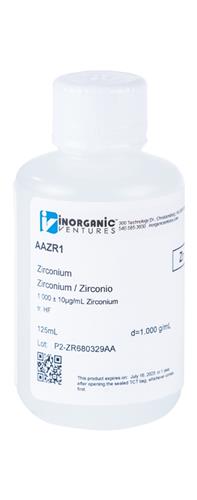 AAZR1-125ML | 1000ug mL ZIRCONIUM 125mL