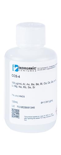 CCS-4-125ML | ICP ALKALI ALKALINE STD 125mL