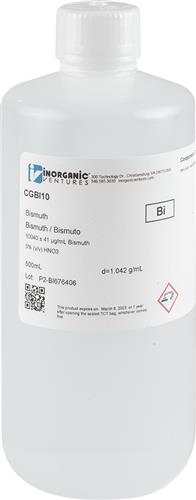 CGBI10-500ML | 10 000ug mL BISMUTH 500mL