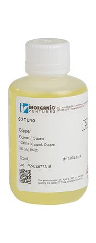 CGCU10-125ML | 10 000ug mL COPPER 125mL