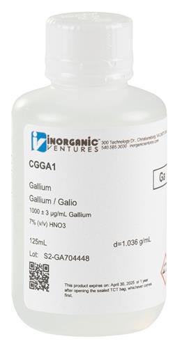 CGGA1-125ML | 1000ug mL GALLIUM 125mL
