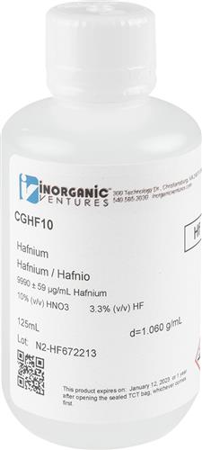 CGHF10-125ML | 10 000ug mL HAFNIUM 125mL
