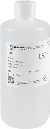 CGHG1-500ML | 1000ug mL MERCURY 500mL