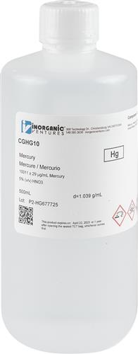 CGHG10-500ML | 10 000ug mL MERCURY 500mL