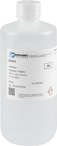 CGHO1-500ML | 1000ug mL HOLMIUM 500mL