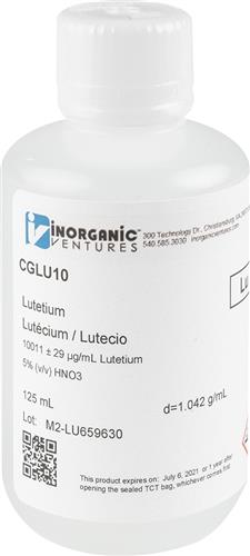 CGLU10-125ML | 10 000ug mL LUTETIUM 125mL