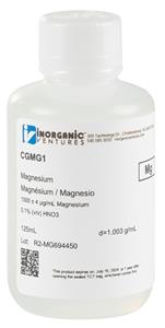 CGMG1-125ML | 1000ug mL MAGNESIUM 125mL