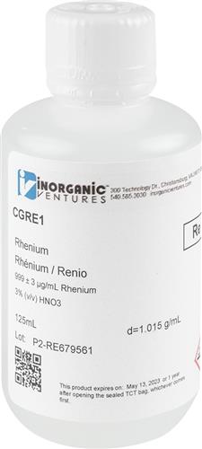 CGRE1-125ML | 1000ug mL RHENIUM 125mL
