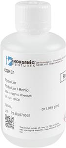 CGRE1-125ML | 1000ug mL RHENIUM 125mL