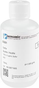 CGS1-125ML | 1000ug mL SULFUR 125mL