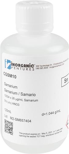 CGSM10-125ML | 10 000ug mL SAMARIUM 125mL