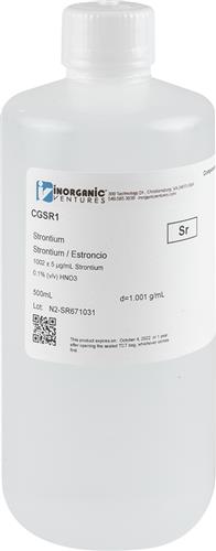 CGSR1-500ML | 1000ug mL STRONTIUM 500mL