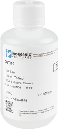 CGTI10-125ML | 10 000ug mL TITANIUM 125mL