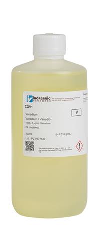 CGV1-500ML | 1000ug mL VANADIUM 500mL
