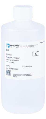 ICK1-500ML | 1000ug mL POTASSIUM 500mL