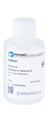 ICNNO21-125ML | 1000ug mL NITRITE AS N 125mL