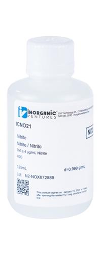 ICNO21-125ML | 1000ug mL NITRITE 125mL