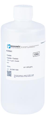 ICOXA1-500ML | 1000ug mL OXALATE 500mL