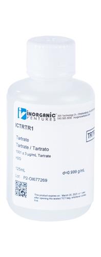 ICTRTR1-125ML | 1000ug mL TARTRATE 125mL