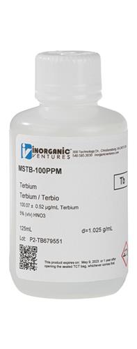 MSTB-100PPM-125ML | 100ug mL TERBIUM 125mL