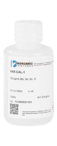 VAR-CAL-1-125ML | VARIAN CAL STANDARD 1 125mL