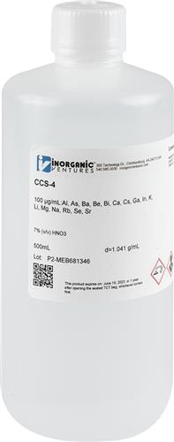CCS-4-500ML | ICP ALKALI ALKALINE STD 500mL