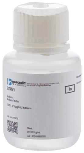 CGIN1-30ML | 1000ug mL INDIUM 30mL