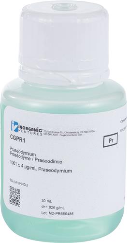 CGPR1-30ML | 1000ug mL PRASEODYMIUM 30mL