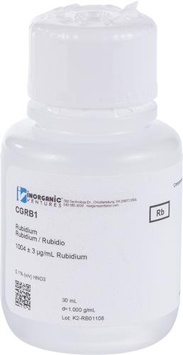 CGRB1-30ML | 1000ug mL RUBIDIUM 30mL