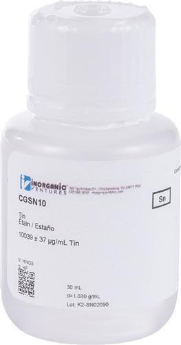 CGSN10-30ML | 10 000ug mL TIN 30mL