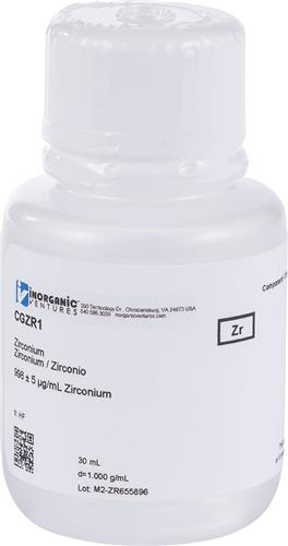 CGZR1-30ML | 1000ug mL ZIRCONIUM 30mL