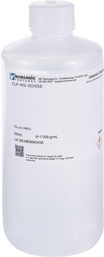CLP-MS-RINSE-500ML | 2 v v Nitric Acid Rinse