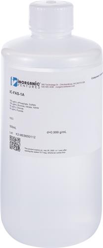 IC-FAS-1A-500ML | 7 ANION CALIBRATION STD 500mL