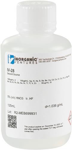IV-28-125ML | QCPLUS QC SOLUTION 28 125mL