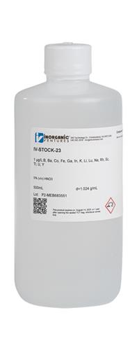 IV-STOCK-23-500ML | ICP MS CALIBRATION STD 23 500
