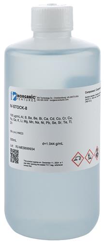 IV-STOCK-8-500ML | ICP CALIBRATION STD 8 500mL