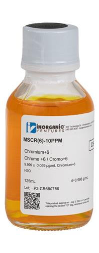 MSCR(6)-10PPM-125ML | 10ug mL CHROMIUM 6 125mL